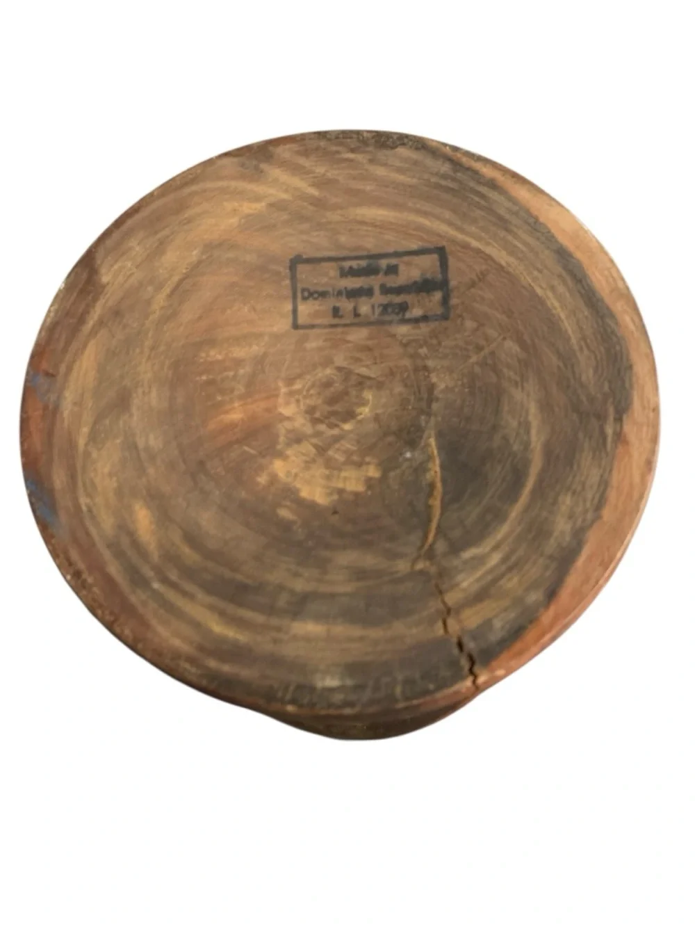 Vintage Wooden Mortar & Pestle Beautifully Hand Carved Dominican‎ Republic